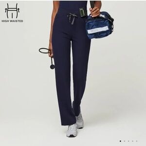 Women's Navy Figs Livingston Scrub Pants